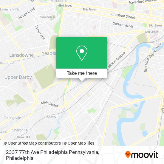 2337 77th Ave Philadelphia Pennsylvania map