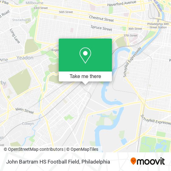 Mapa de John Bartram HS Football Field