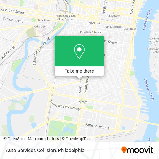 Auto Services Collision map