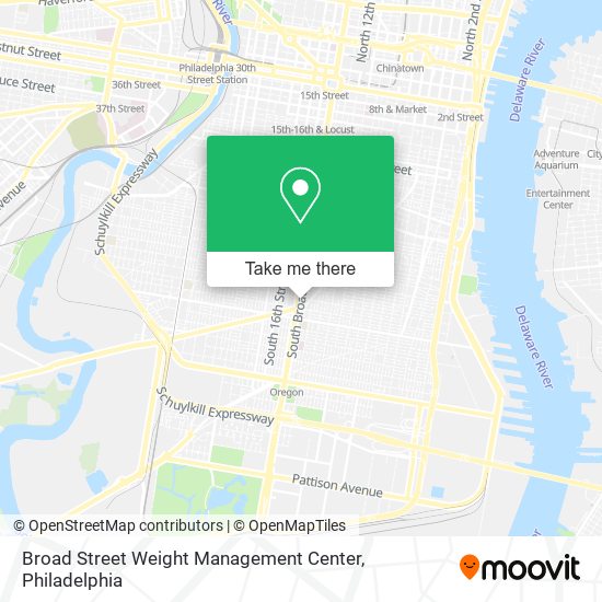 Mapa de Broad Street Weight Management Center