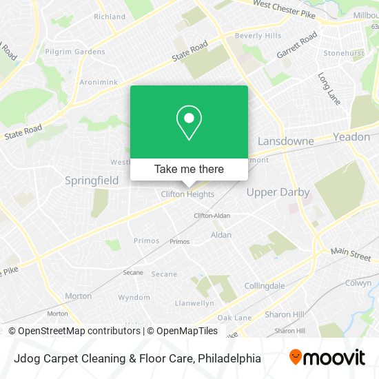 Mapa de Jdog Carpet Cleaning & Floor Care