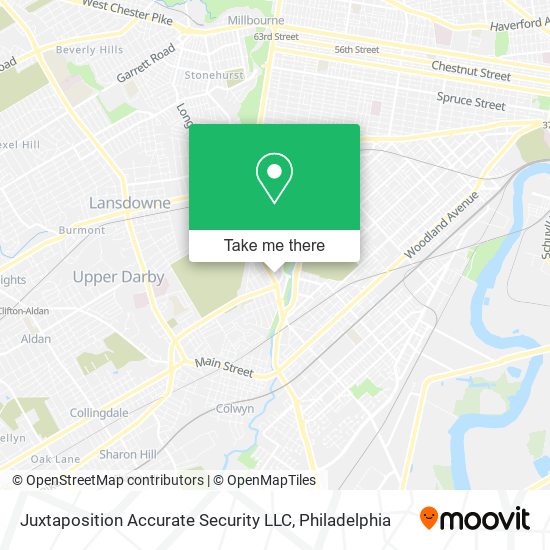 Mapa de Juxtaposition Accurate Security LLC