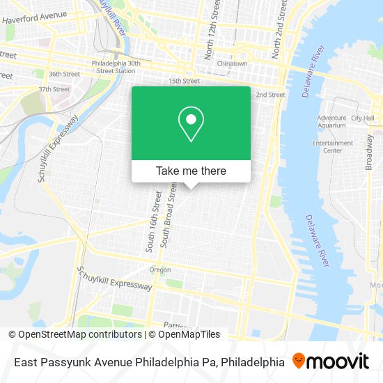 East Passyunk Avenue Philadelphia Pa map