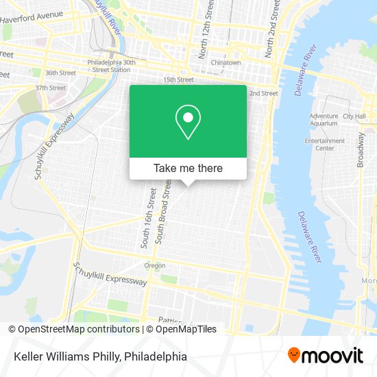 Keller Williams Philly map