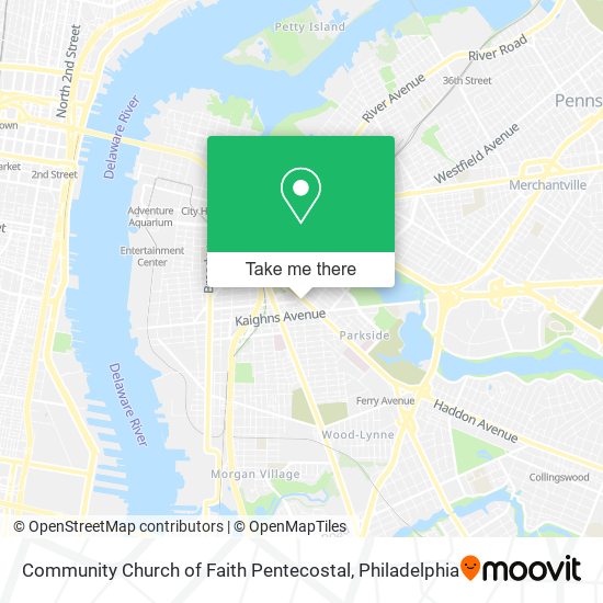 Mapa de Community Church of Faith Pentecostal