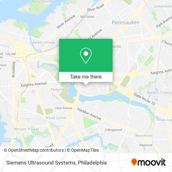 Mapa de Siemens Ultrasound Systems