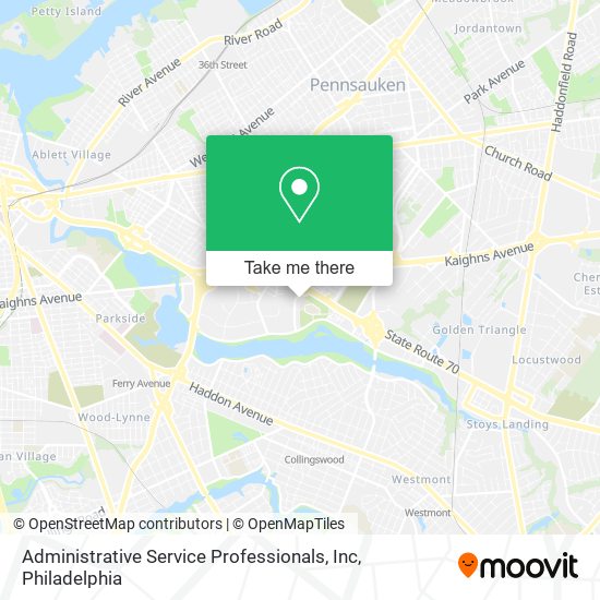Mapa de Administrative Service Professionals, Inc