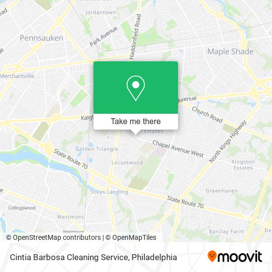 Cintia Barbosa Cleaning Service map