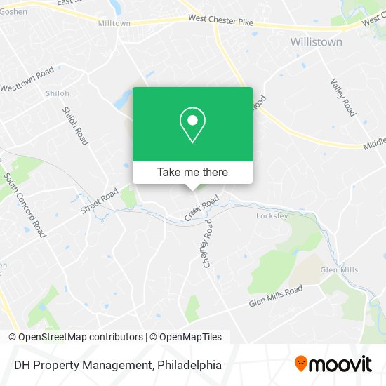 DH Property Management map