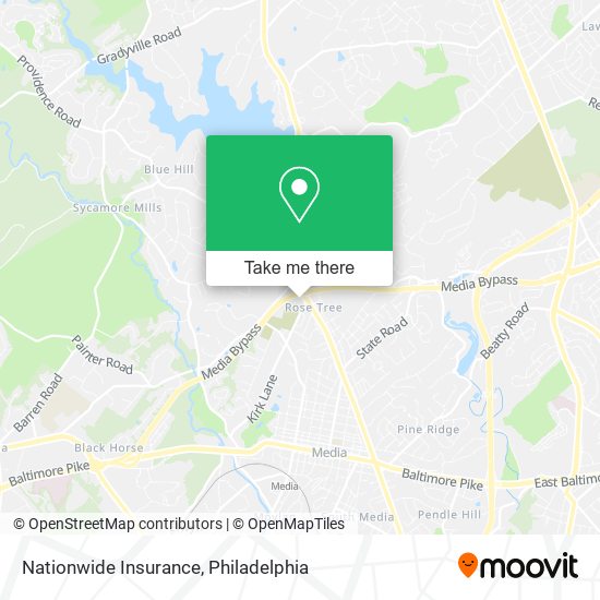 Nationwide Insurance map