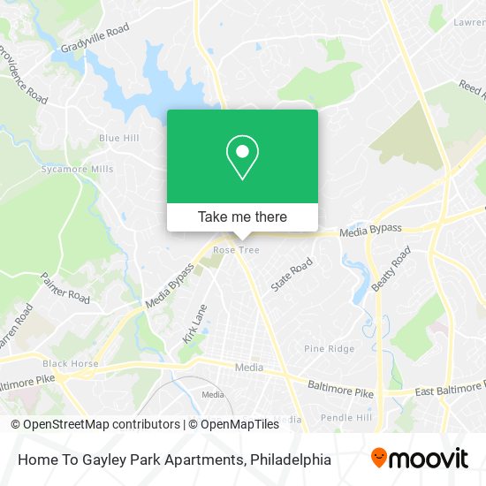 Home To Gayley Park Apartments map