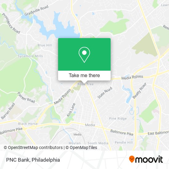 PNC Bank map