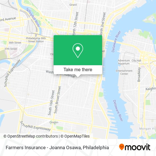 Mapa de Farmers Insurance - Joanna Osawa