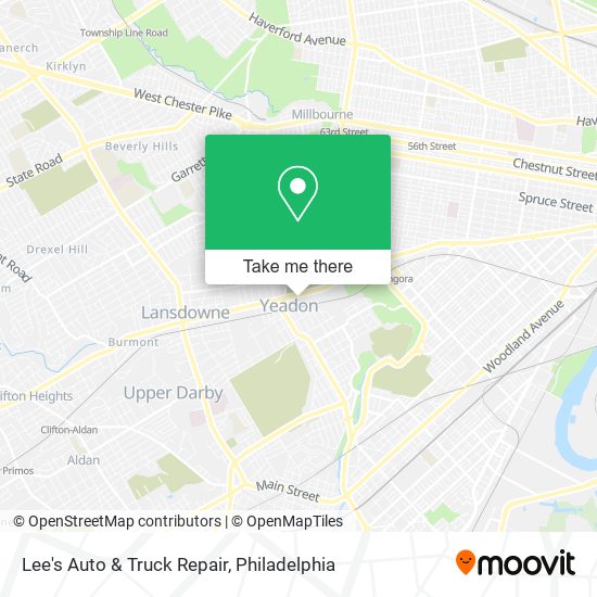 Lee's Auto & Truck Repair map