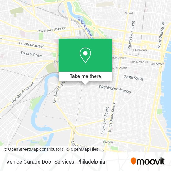 Venice Garage Door Services map