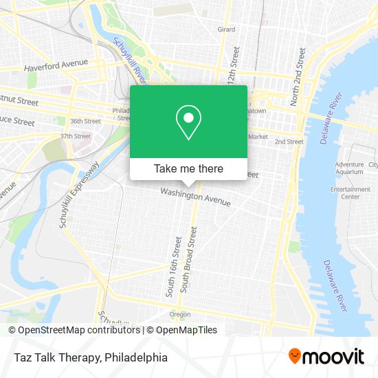 Mapa de Taz Talk Therapy