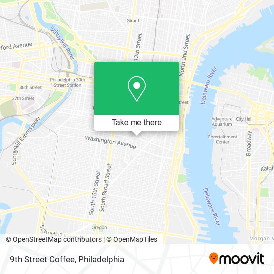 Mapa de 9th Street Coffee