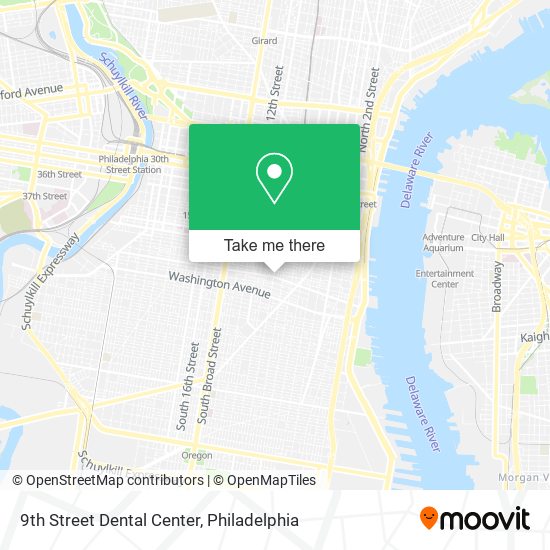 Mapa de 9th Street Dental Center