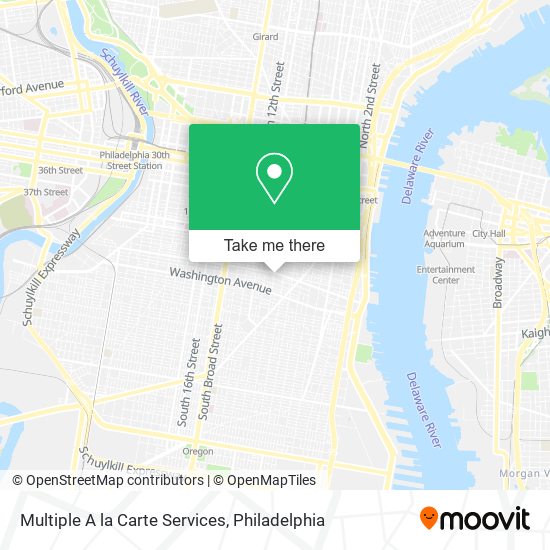 Multiple A la Carte Services map