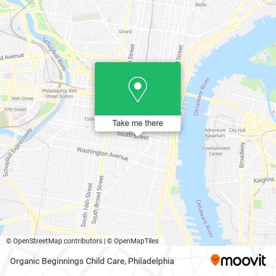 Mapa de Organic Beginnings Child Care