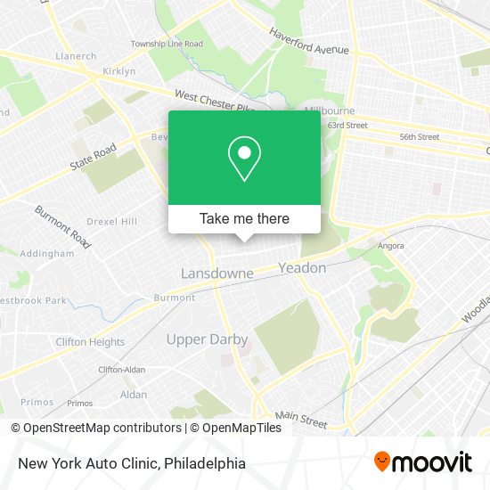 New York Auto Clinic map