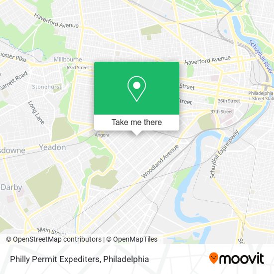 Mapa de Philly Permit Expediters