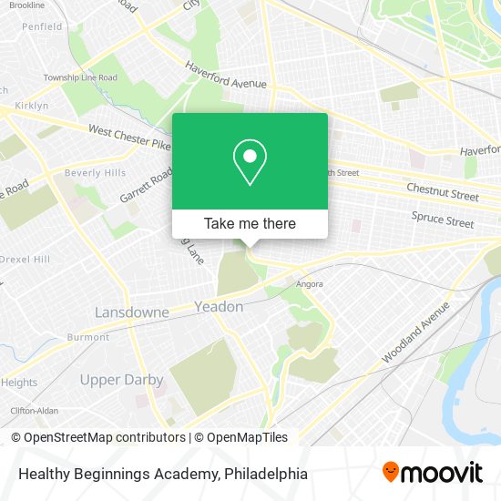 Healthy Beginnings Academy map