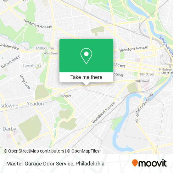 Master Garage Door Service map