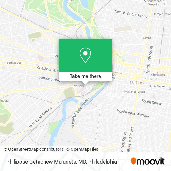 Philipose Getachew Mulugeta, MD map
