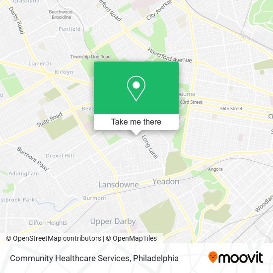 Community Healthcare Services map