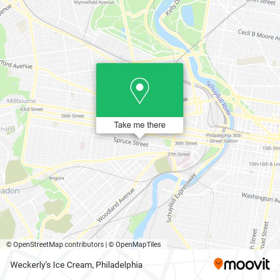 Mapa de Weckerly's Ice Cream
