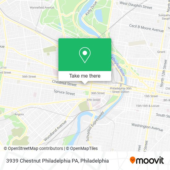 3939 Chestnut Philadelphia PA map