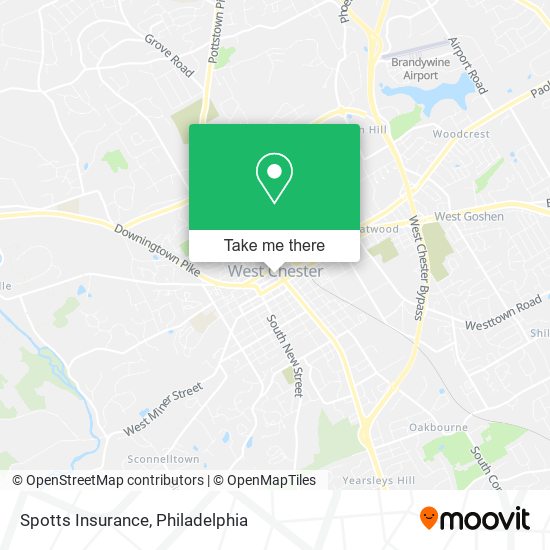 Spotts Insurance map