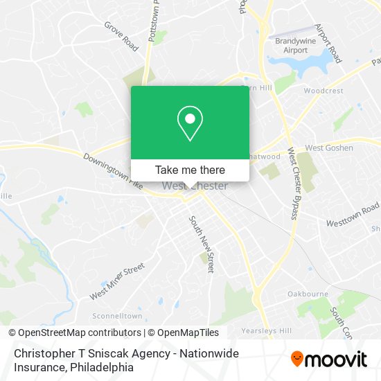 Mapa de Christopher T Sniscak Agency - Nationwide Insurance