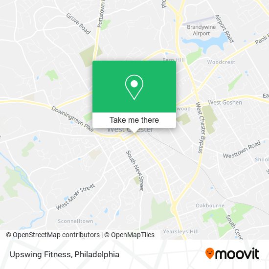 Upswing Fitness map