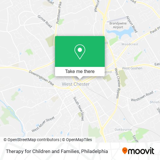 Therapy for Children and Families map