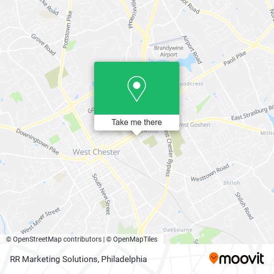 RR Marketing Solutions map