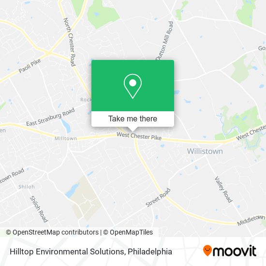 Mapa de Hilltop Environmental Solutions