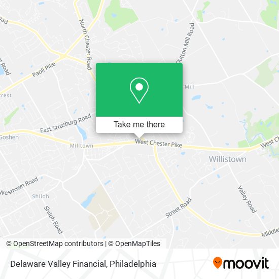 Mapa de Delaware Valley Financial