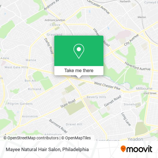 Mayee Natural Hair Salon map