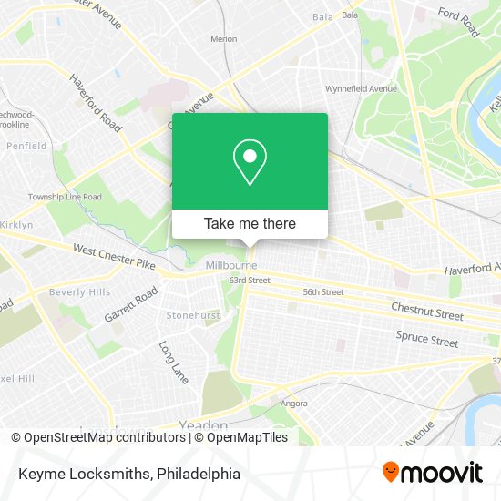 Keyme Locksmiths map