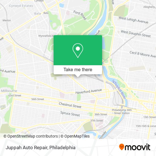 Juppah Auto Repair map