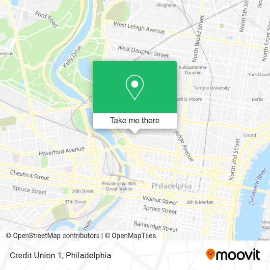 Credit Union 1 map