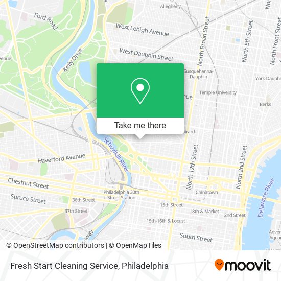 Fresh Start Cleaning Service map