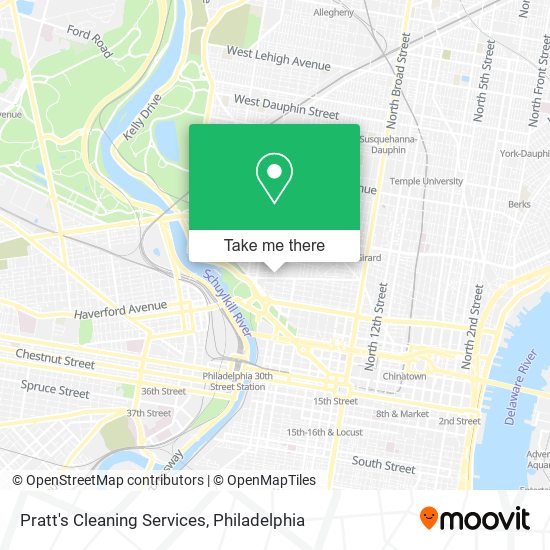 Pratt's Cleaning Services map