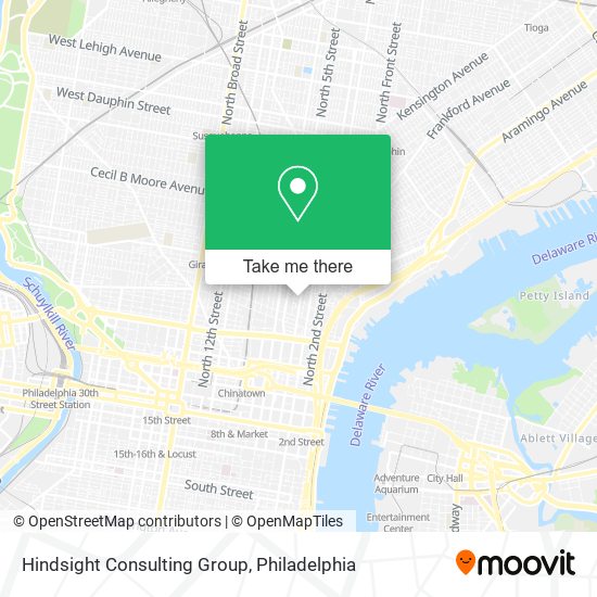 Hindsight Consulting Group map