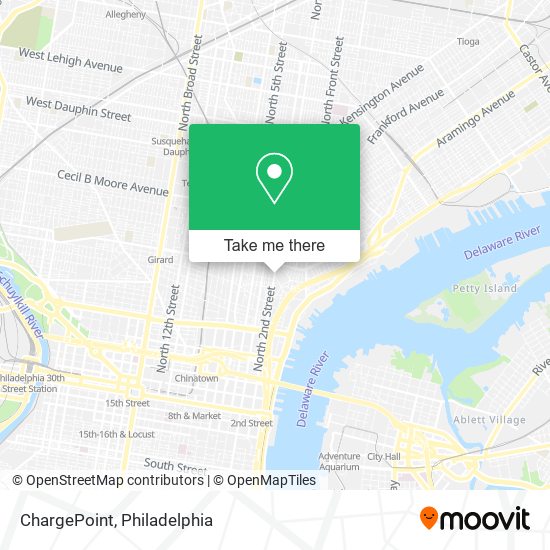 ChargePoint map