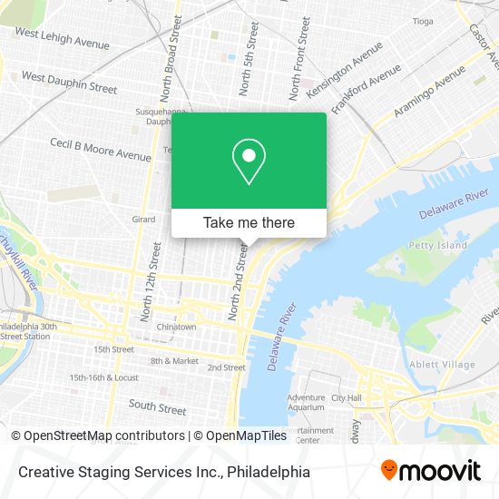 Creative Staging Services Inc. map