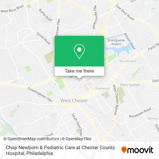 Chop Newborn & Pediatric Care at Chester County Hospital map