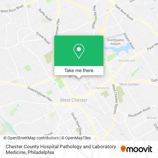 Chester County Hospital Pathology and Laboratory Medicine map